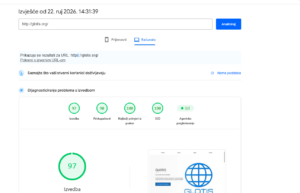 Ocijena google search console